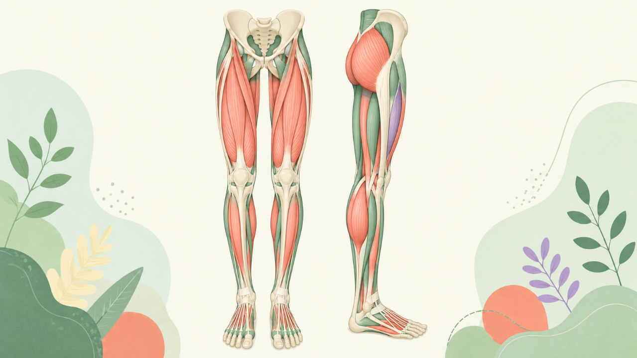 Les muscles de la jambe