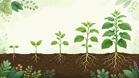 From seedling to plant