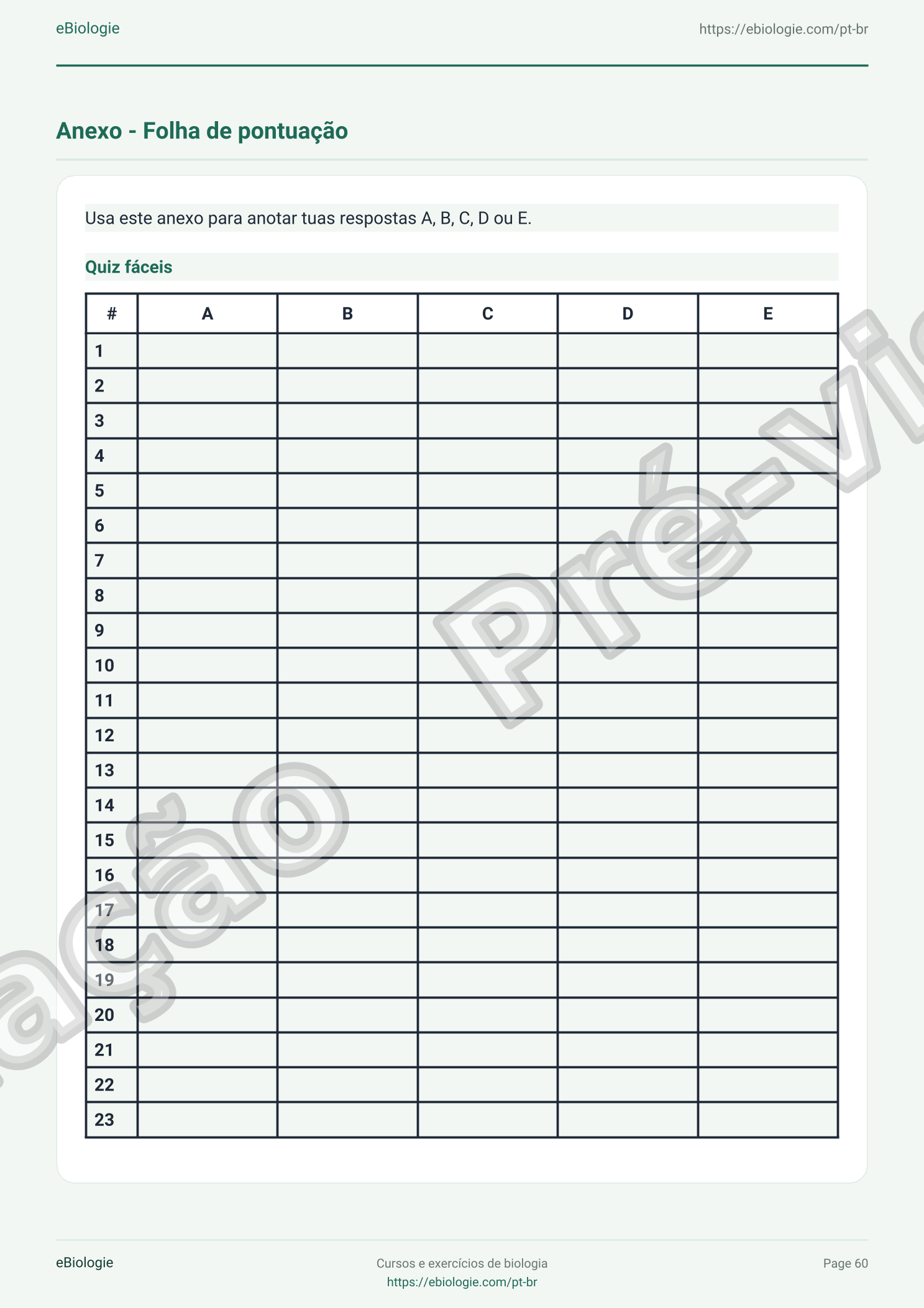 eBook PDF: Replicação do DNA - Curso e Questionário