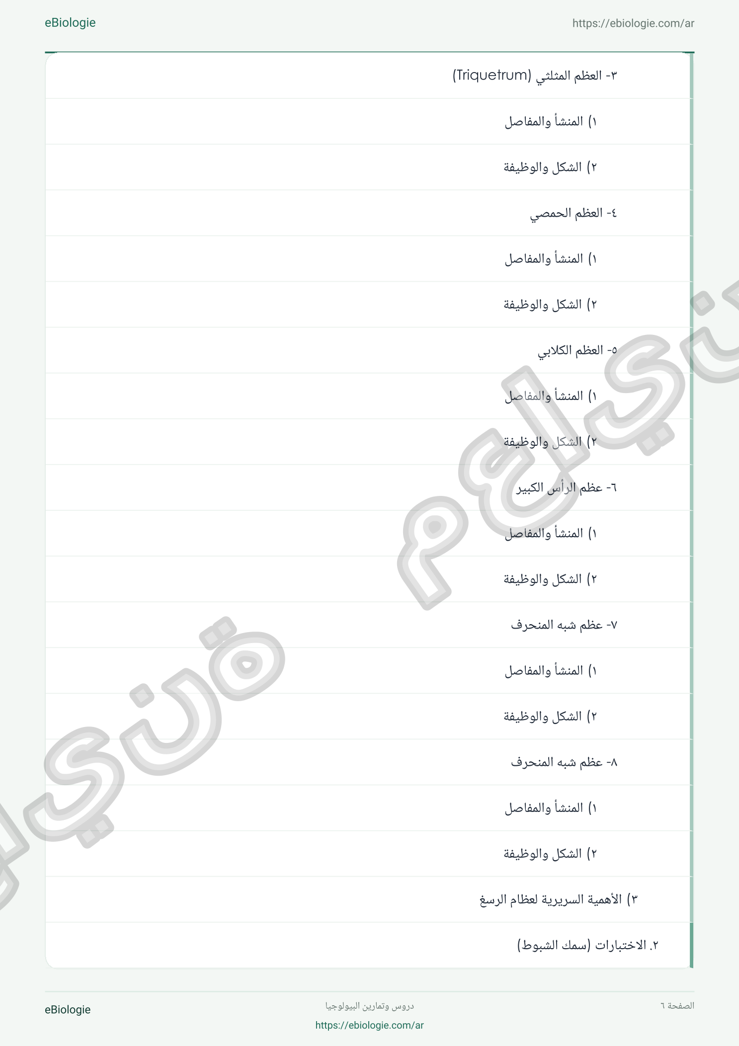 كتاب إلكتروني بصيغة PDF: علم عظام الطرف العلوي (دورات + اختبار)
